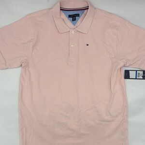 Tommy Hilfiger Boys’ Cotton Blend Polo Shirt in Icy Pink